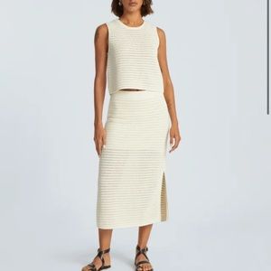 Everlane Crochet Knit Skirt, Size S